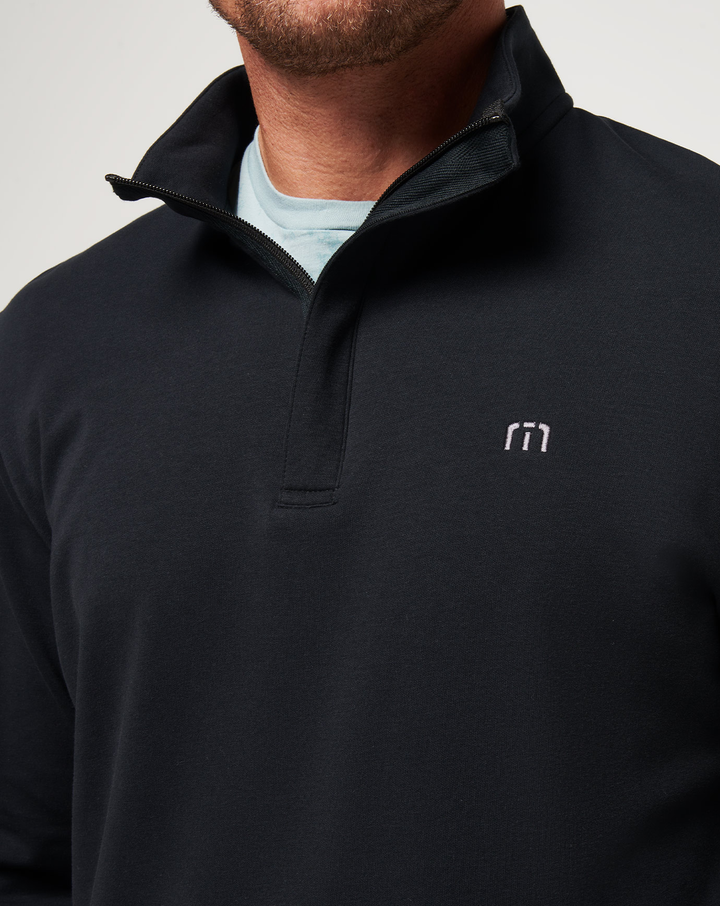 <img src="https://cdn.shopify.com/s/files/1/0252/0927/4404/files/TM-Combo-Logo-Block-Black-650.png?v=1580931784" alt=" TravisMathew Brand logo" align="middle" style="border:0;"><p><p>Cloud Quarter Zip 2.0</p>