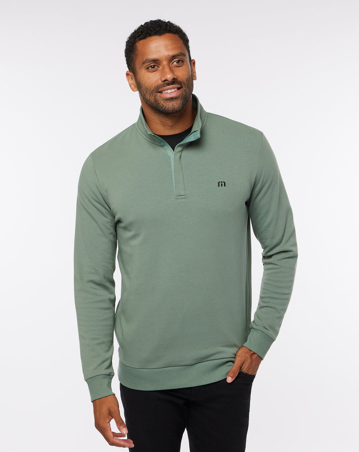 <img src="https://cdn.shopify.com/s/files/1/0252/0927/4404/files/TM-Combo-Logo-Block-Black-650.png?v=1580931784" alt=" TravisMathew Brand logo" align="middle" style="border:0;"><p><p>Cloud Quarter Zip 2.0</p>