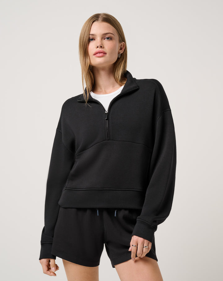 <img src="https://cdn.shopify.com/s/files/1/0252/0927/4404/files/TM-Combo-Logo-Block-Black-650.png?v=1580931784" alt=" TravisMathew Brand logo" align="middle" style="border:0;"><p><p>Skyloft Soft 1/2 Zip 2.0</p>